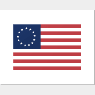 Betsy Ross flag Posters and Art